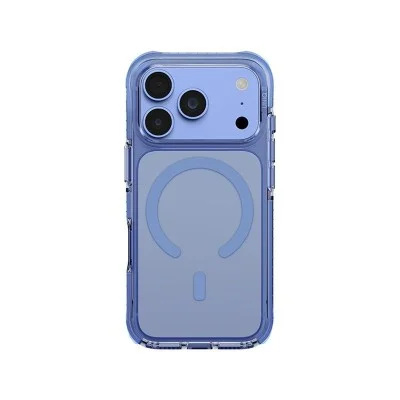 Uniq Hybrid Combat MagSafe Case for iPhone 18 Pro - Blue